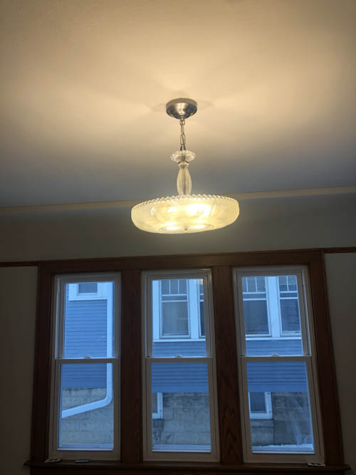 light fixture in house